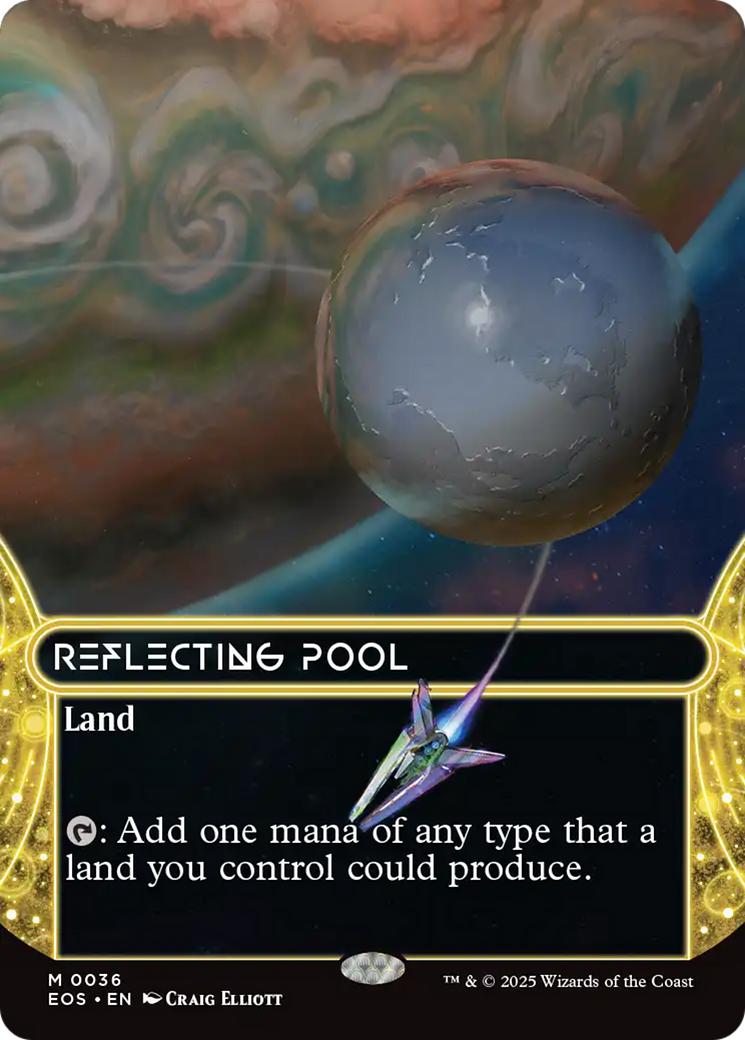 Reflecting Pool (0036) (Borderless) [Edge of Eternities: Stellar Sights] | Magic Magpie