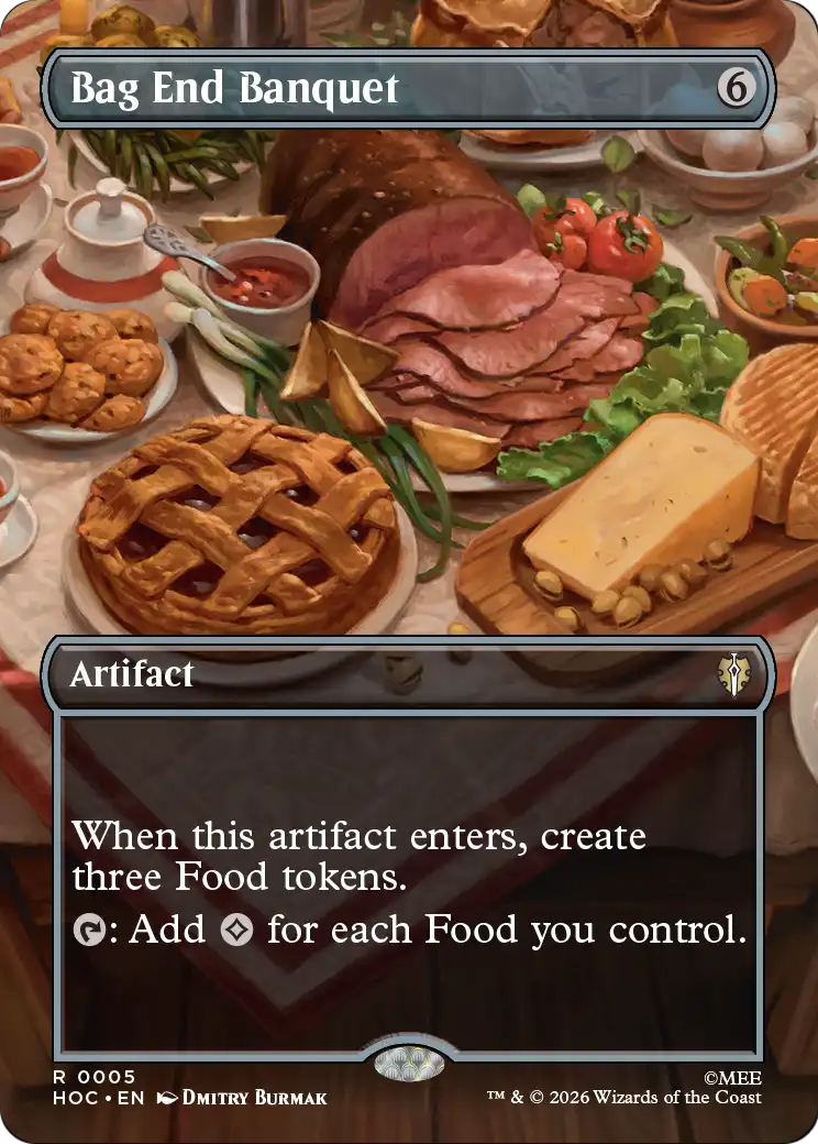 Bag End Banquet (Borderless) [The Hobbit: Eternal-Legal] | Magic Magpie