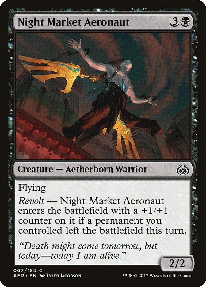 Night Market Aeronaut [Aether Revolt] | Magic Magpie