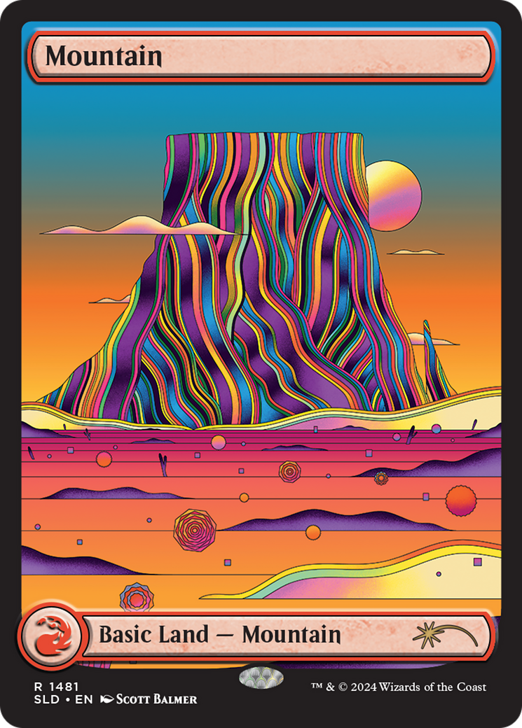 Mountain (1481) [Secret Lair Drop Series] | Magic Magpie