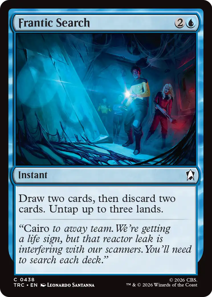 Frantic Search (Surge Foil) [Star Trek Commander] | Magic Magpie