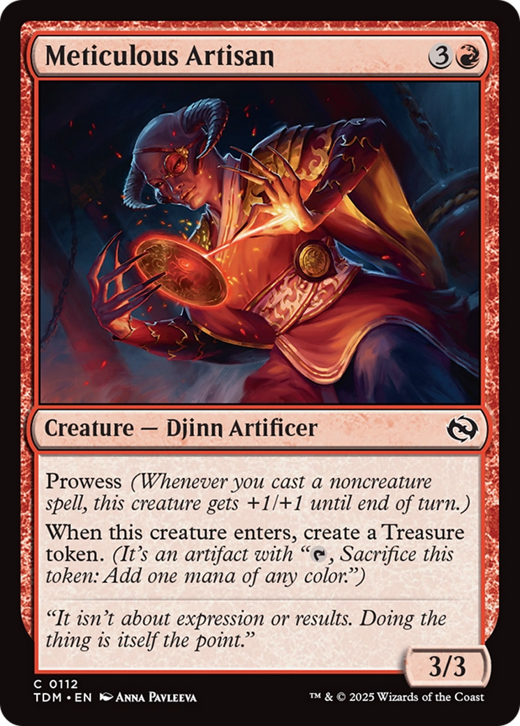 Meticulous Artisan [Tarkir: Dragonstorm] | Magic Magpie