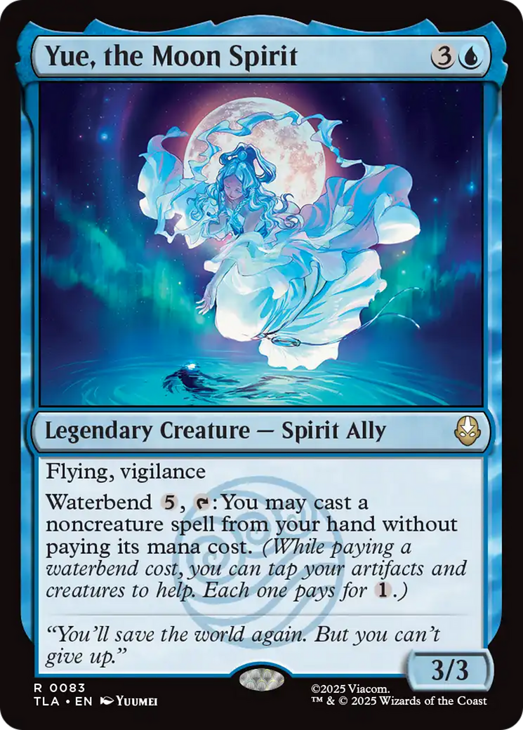 Yue, the Moon Spirit [Avatar: The Last Airbender] | Magic Magpie