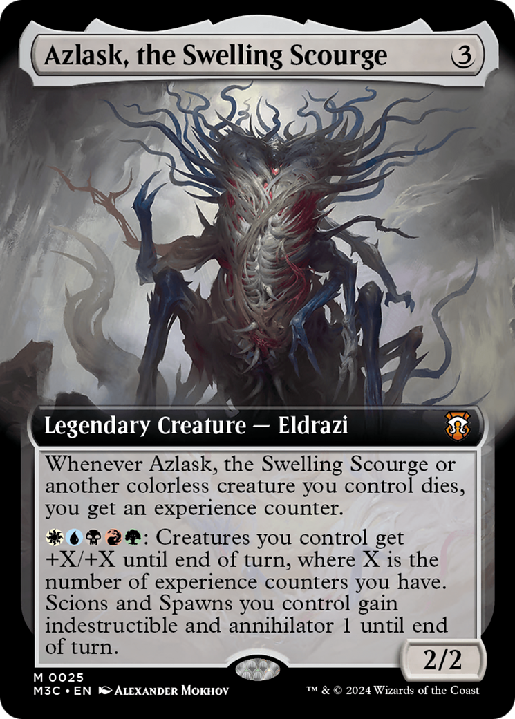 Azlask, the Swelling Scourge (Extended Art) [Modern Horizons 3 Commander] | Magic Magpie