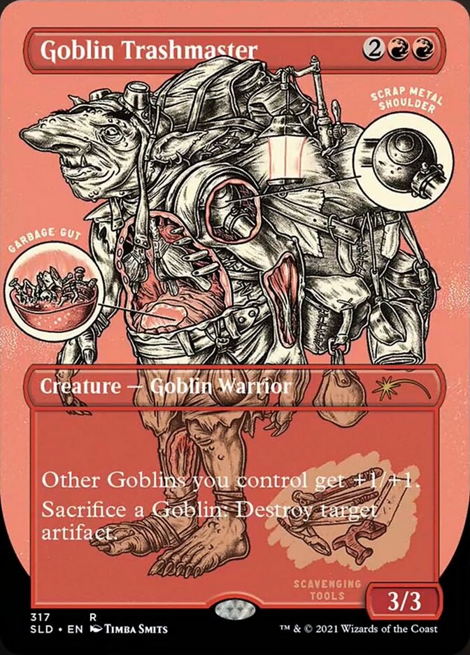 Goblin Trashmaster (Borderless Foil Etched) [Secret Lair Drop Series] | Magic Magpie