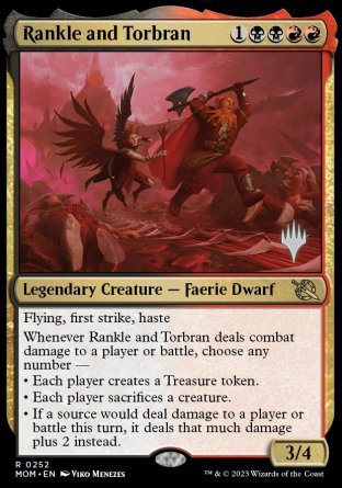 Rankle and Torbran (Promo Pack) [March of the Machine Promos] | Magic Magpie