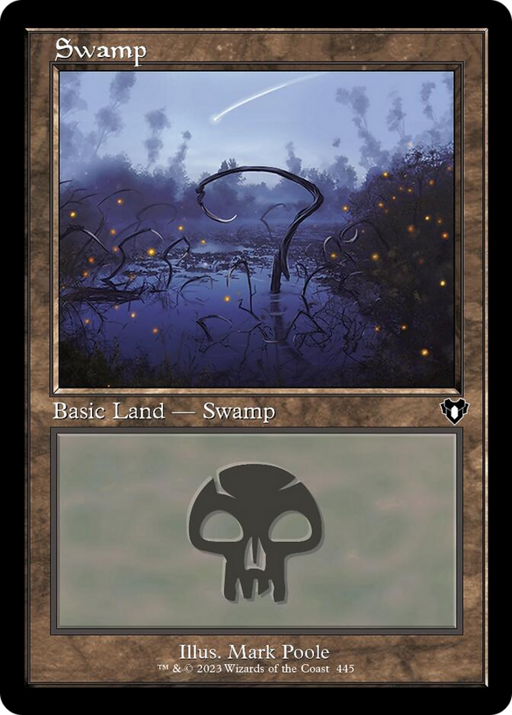 Swamp (445) (Retro) [Commander Masters] | Magic Magpie