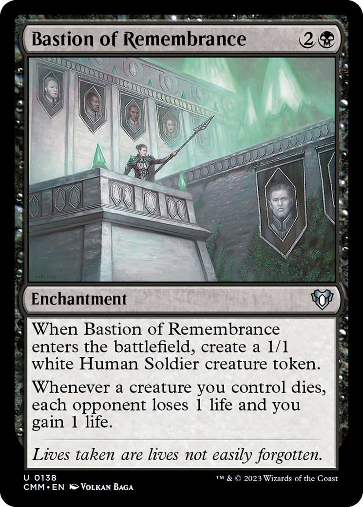 Bastion of Remembrance [Commander Masters] | Magic Magpie