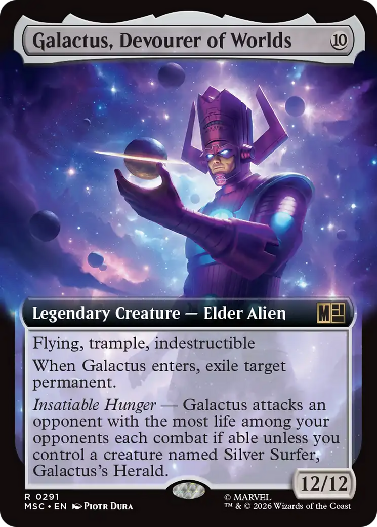 Galactus, Devourer of Worlds (Extended Art) [Marvel Super Heroes Commander] | Magic Magpie