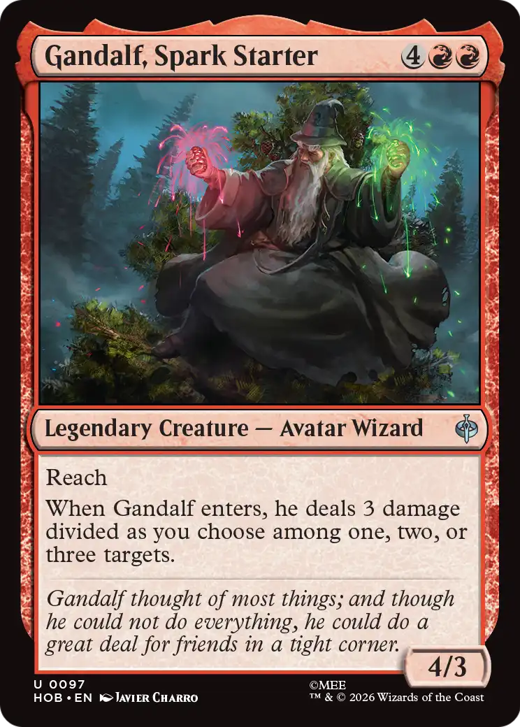 Gandalf, Spark Starter [The Hobbit] | Magic Magpie