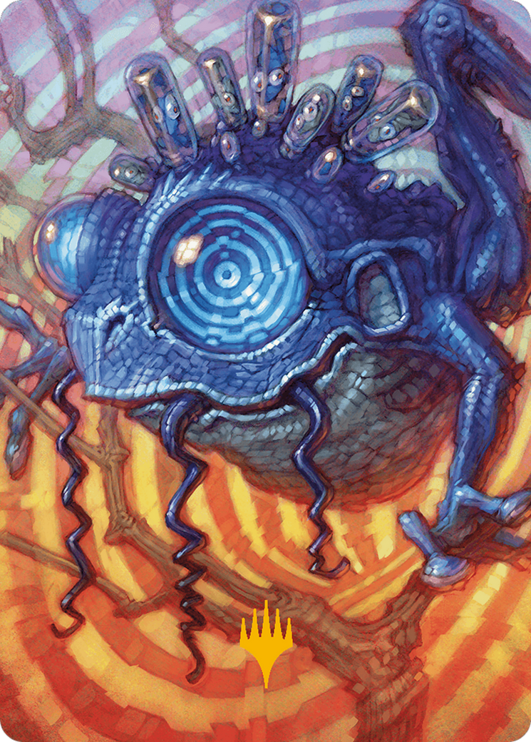 Psychic Frog Art Card (Gold-Stamped Planeswalker Symbol) [Modern Horizons 3 Art Series] | Magic Magpie