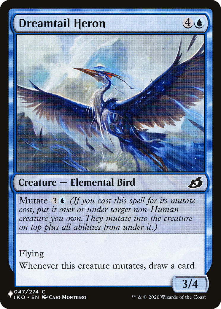 Dreamtail Heron [The List Reprints] | Magic Magpie