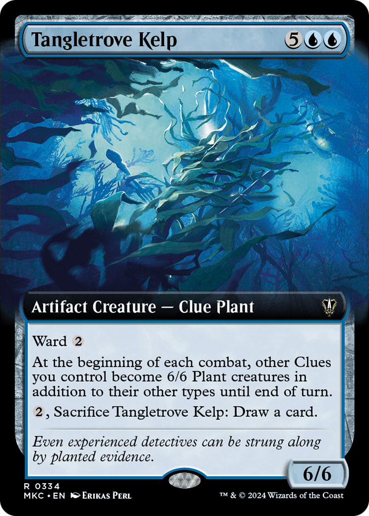 Tangletrove Kelp (Extended Art) [Murders at Karlov Manor Commander] | Magic Magpie