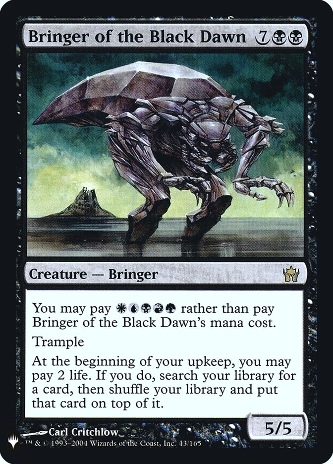 Bringer of the Black Dawn [Mystery Booster] | Magic Magpie