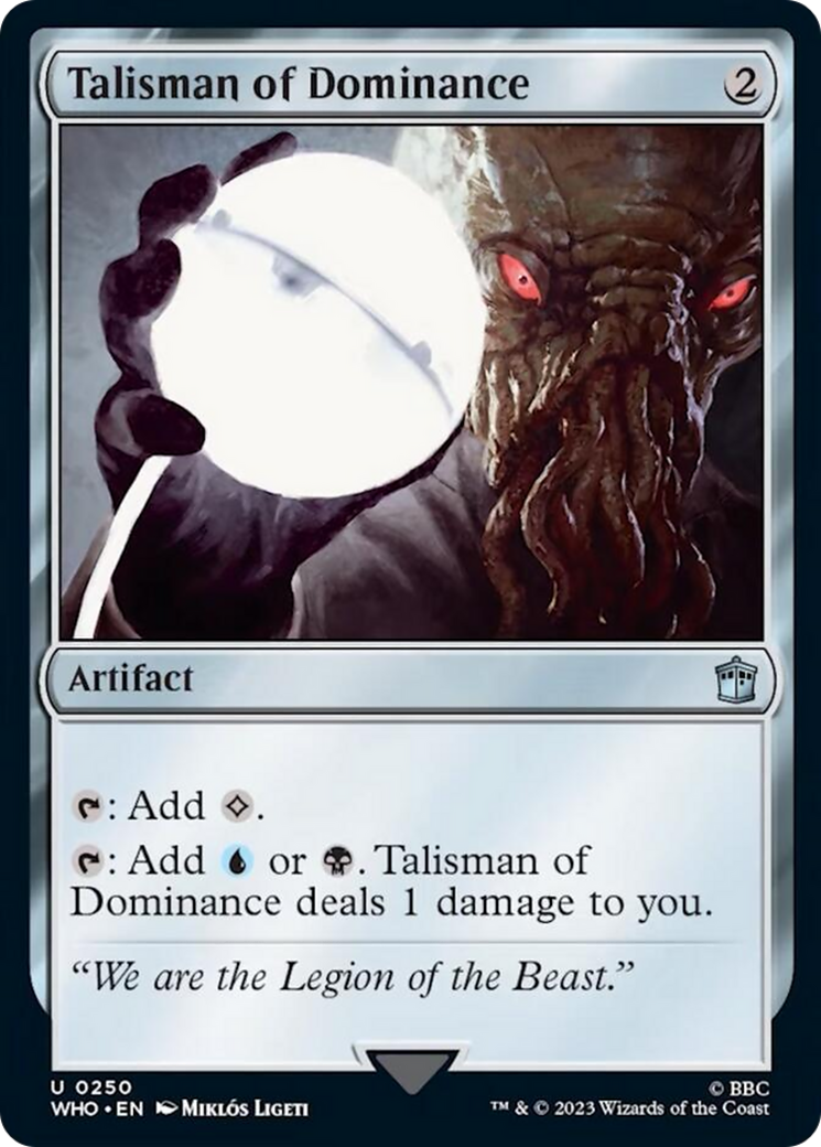 Talisman of Dominance [Doctor Who] | Magic Magpie