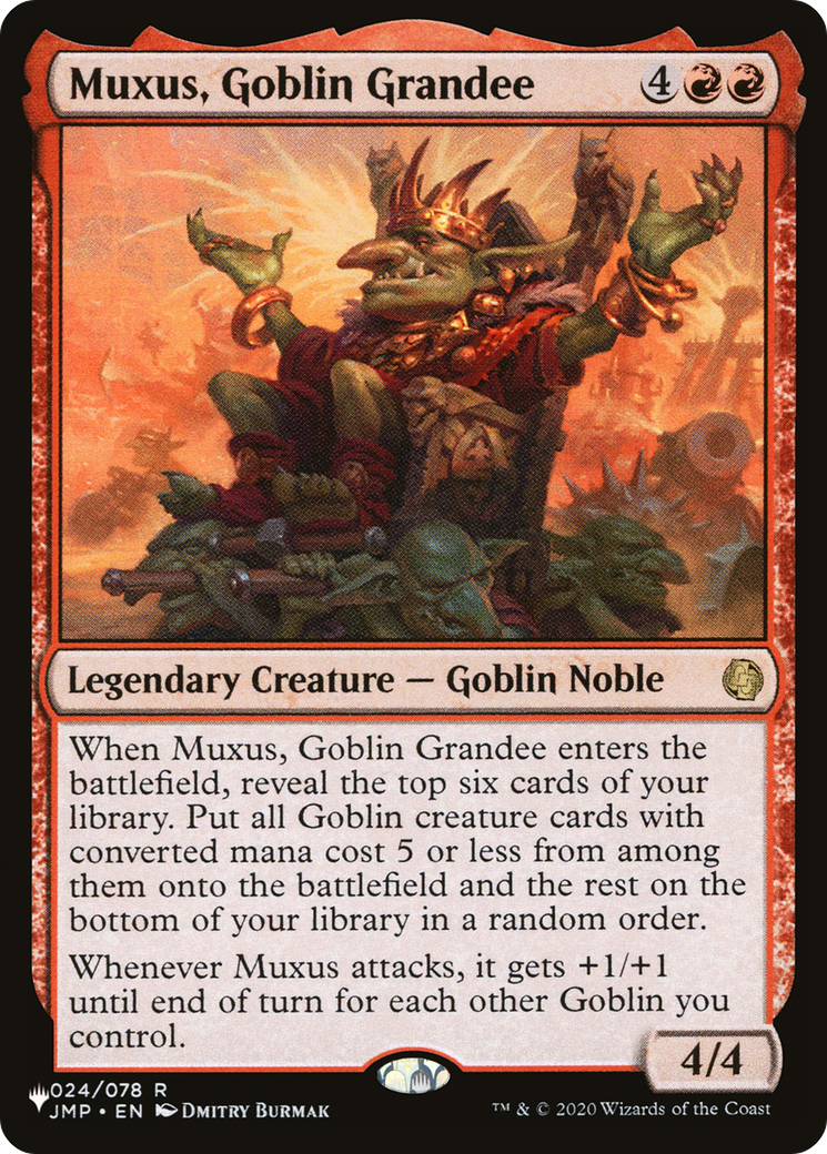 Muxus, Goblin Grandee [The List] | Magic Magpie