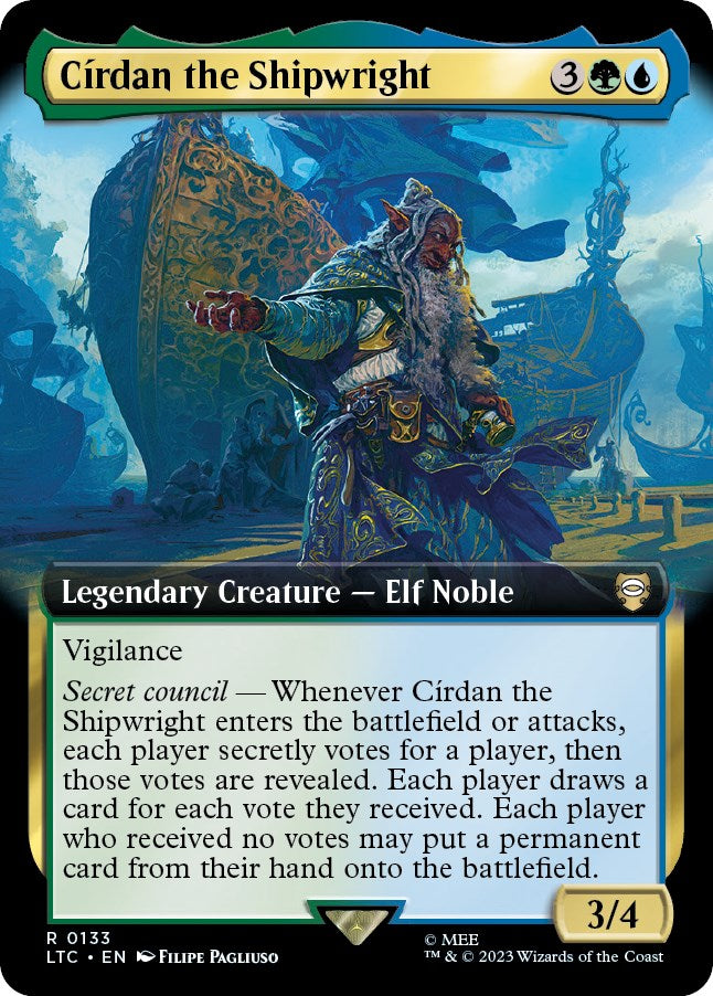 Cirdan the Shipwright (Extended Art) [The Lord of the Rings: Tales of Middle-Earth Commander] | Magic Magpie