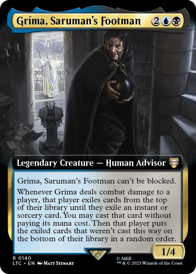 Grima, Saruman's Footman (Extended Art) [The Lord of the Rings: Tales of Middle-Earth Commander] | Magic Magpie