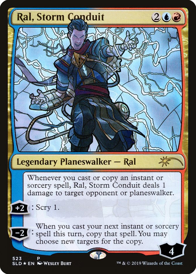 Ral, Storm Conduit (Stained Glass) [Secret Lair Drop Promos] | Magic Magpie