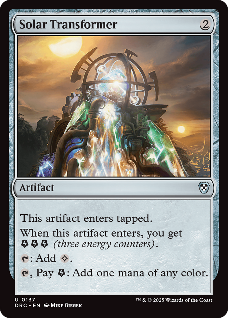 Solar Transformer [Aetherdrift Commander] | Magic Magpie