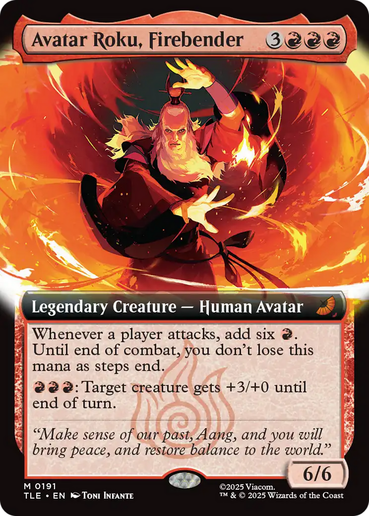 Avatar Roku, Firebender (Extended Art) [Avatar: The Last Airbender: Eternal-Legal] | Magic Magpie