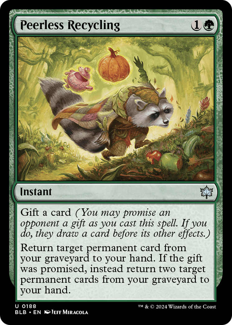 Peerless Recycling [Bloomburrow] | Magic Magpie