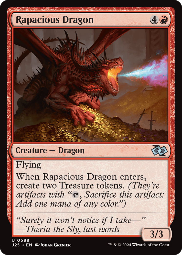 Rapacious Dragon [Foundations Jumpstart] | Magic Magpie