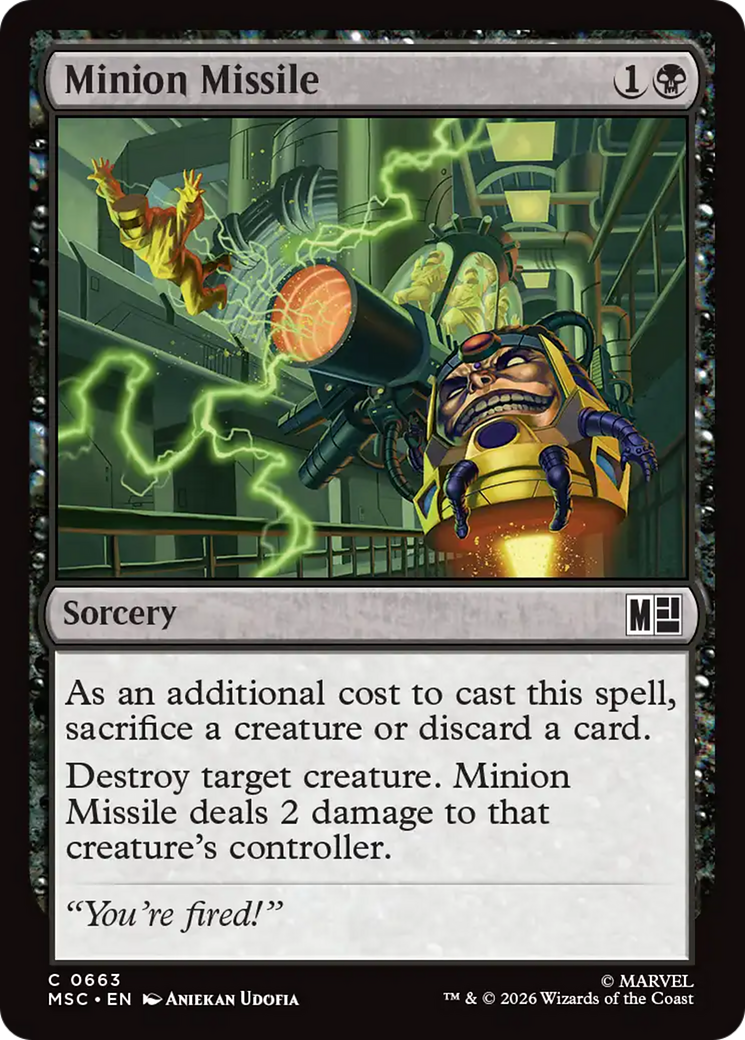Minion Missile [Marvel Super Heroes Commander] | Magic Magpie