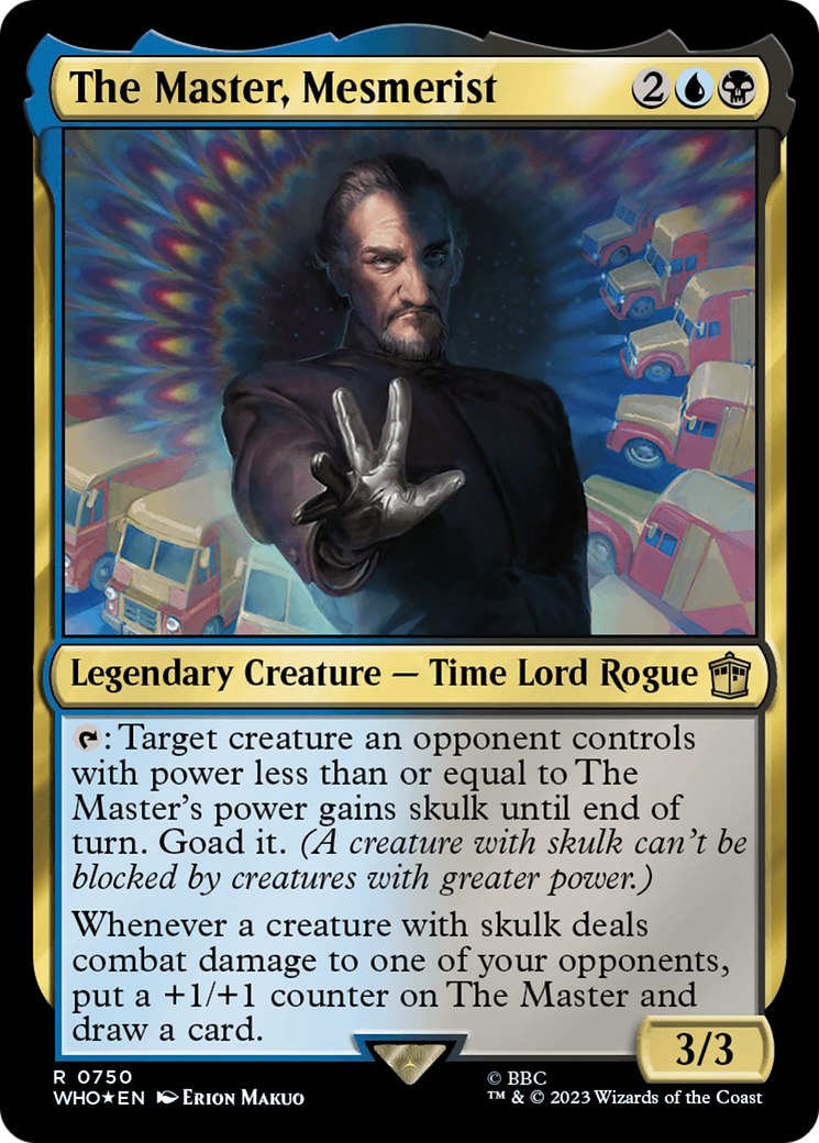 The Master, Mesmerist (Surge Foil) [Doctor Who] | Magic Magpie