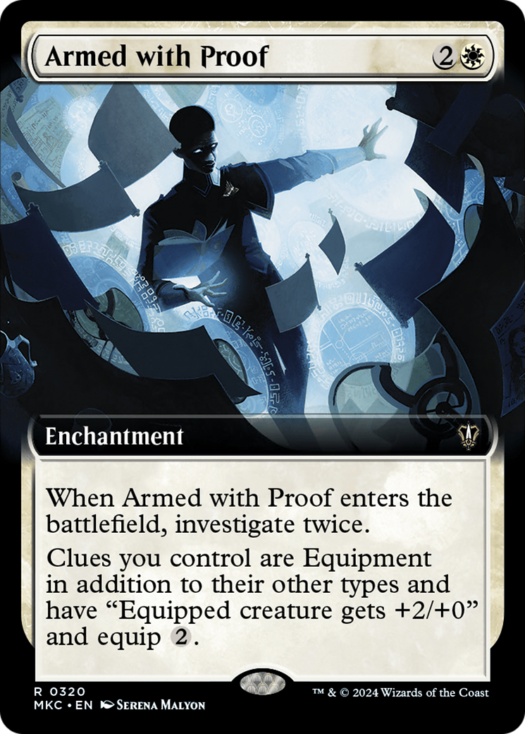 Armed with Proof (Extended Art) [Murders at Karlov Manor Commander] | Magic Magpie