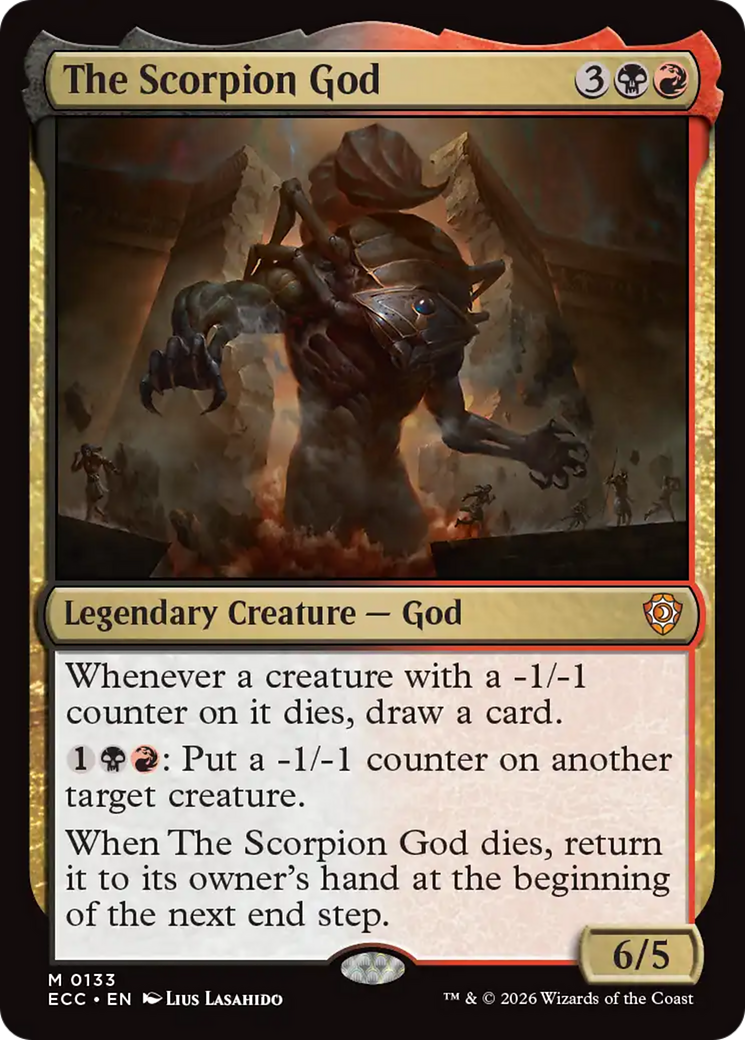 The Scorpion God [Lorwyn Eclipsed Commander] | Magic Magpie
