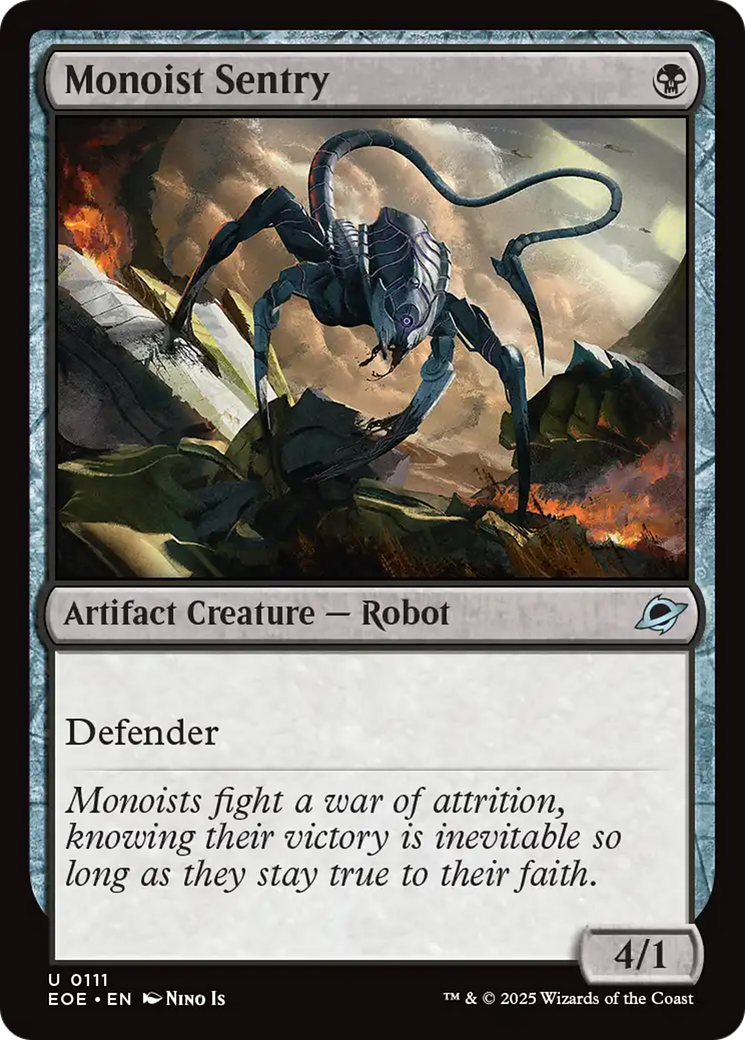 Monoist Sentry [Edge of Eternities] | Magic Magpie