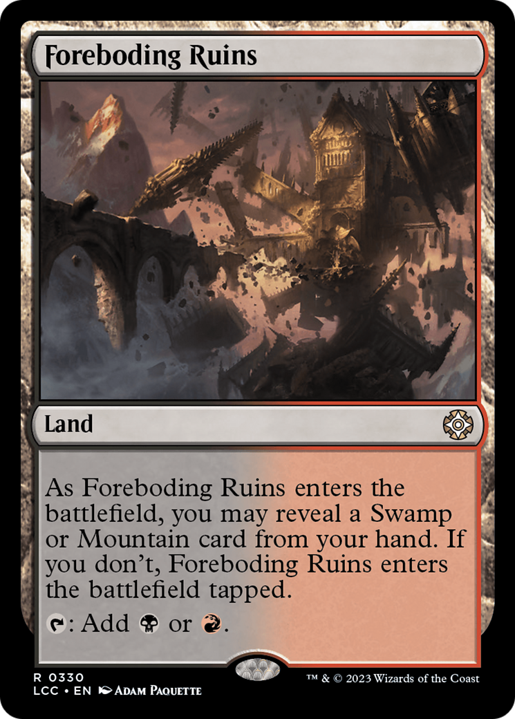 Foreboding Ruins [The Lost Caverns of Ixalan Commander] | Magic Magpie