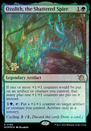 Ozolith, the Shattered Spire [March of the Machine Prerelease Promos] | Magic Magpie