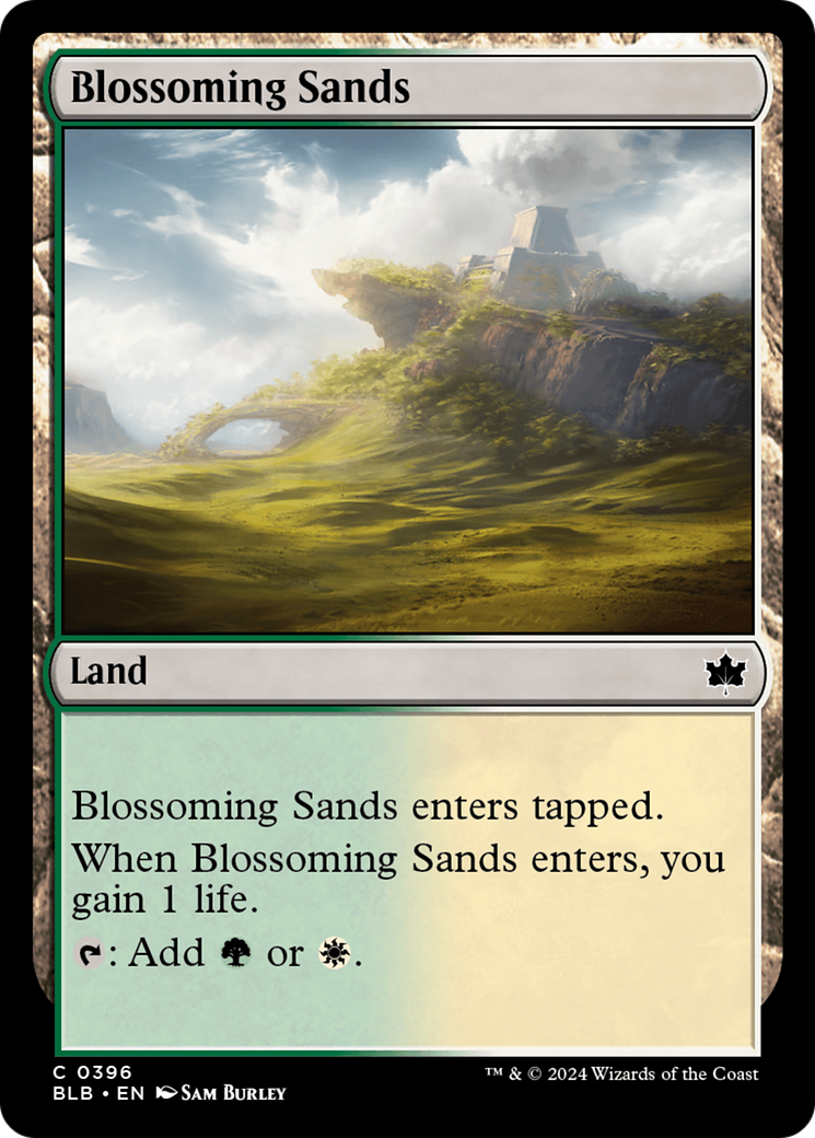 Blossoming Sands [Bloomburrow] | Magic Magpie