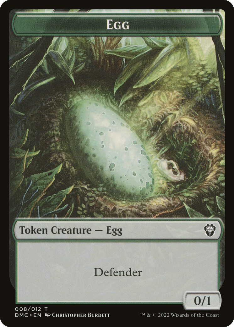 Treasure // Egg Double-Sided Token [Secret Lair Drop Series] | Magic Magpie