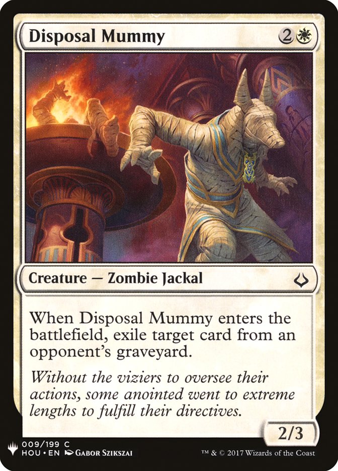 Disposal Mummy [Mystery Booster] | Magic Magpie