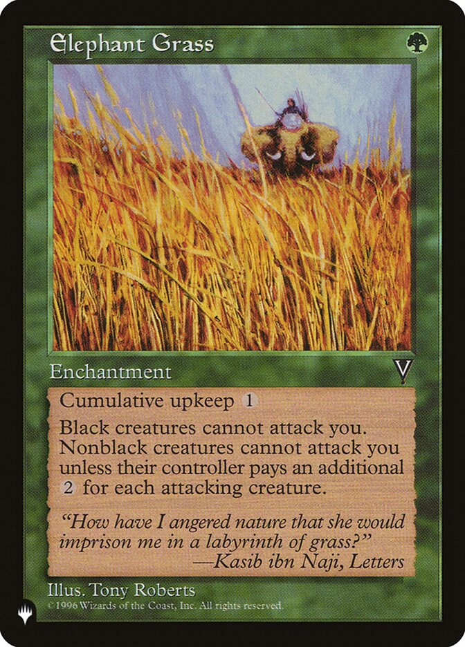 Elephant Grass [The List] | Magic Magpie