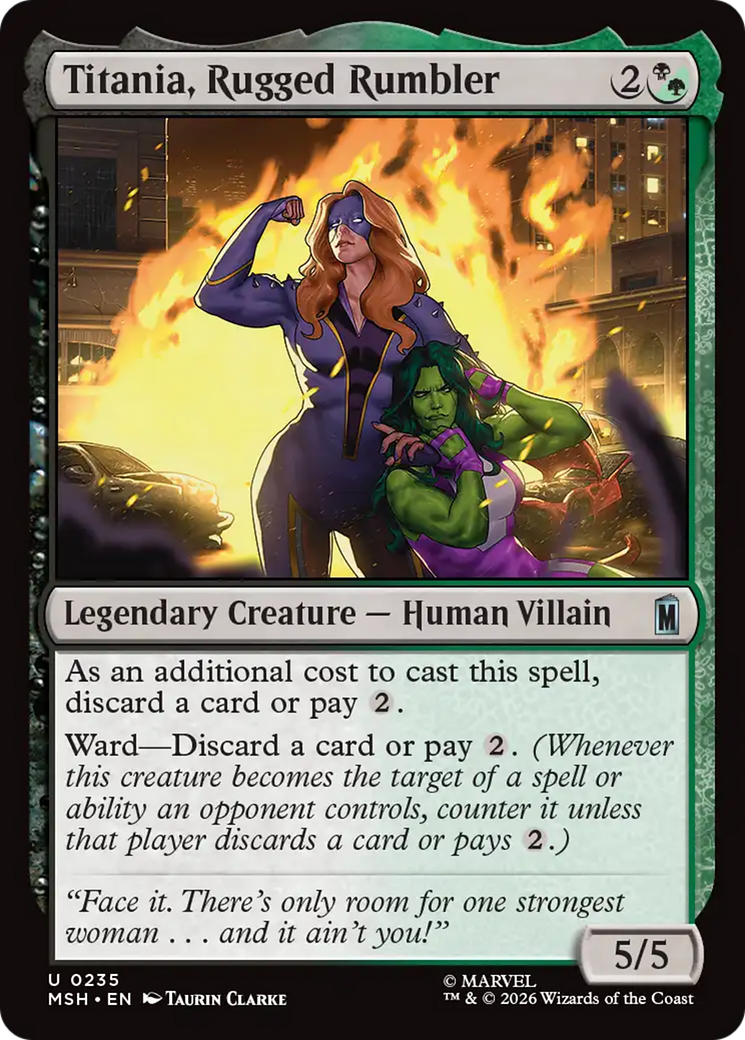 Titania, Rugged Rumbler [Marvel Super Heroes] | Magic Magpie