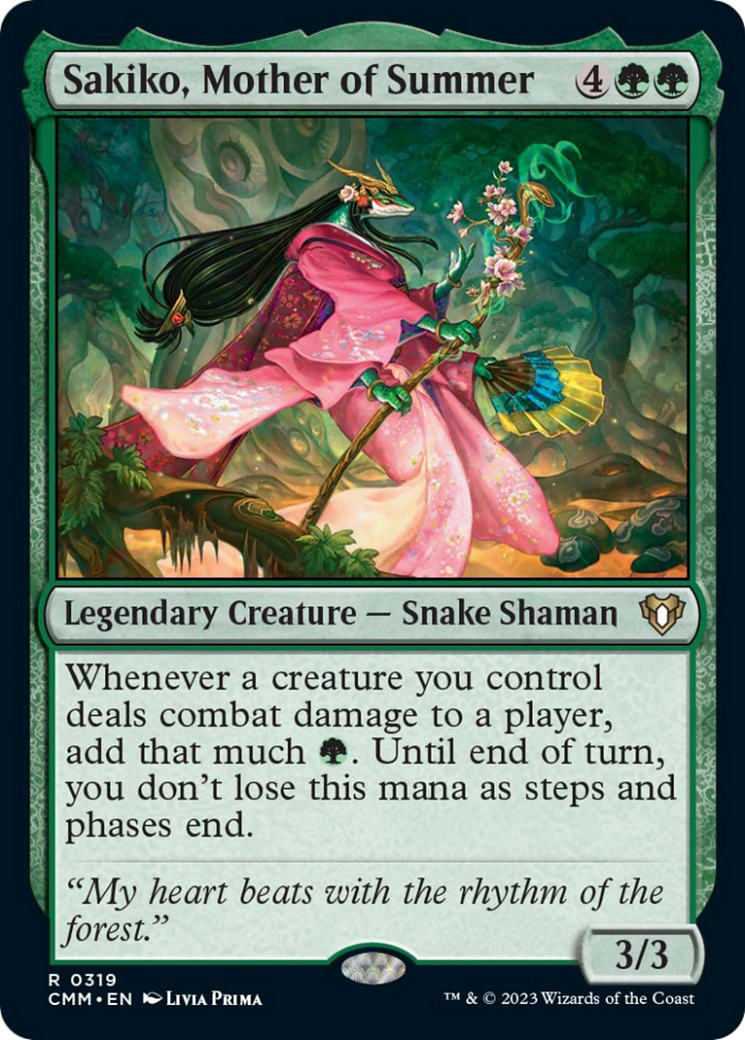 Sakiko, Mother of Summer [Commander Masters] | Magic Magpie