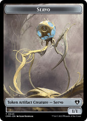 Servo // Construct (0041) Double-Sided Token [Commander Masters Tokens] | Magic Magpie