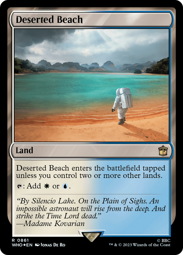 Deserted Beach (Surge Foil) [Doctor Who] | Magic Magpie