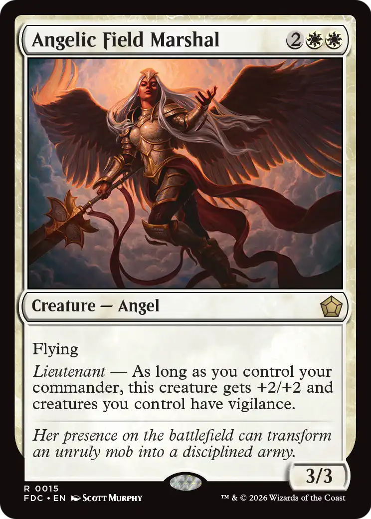 Angelic Field Marshal [Foundations Commander] | Magic Magpie
