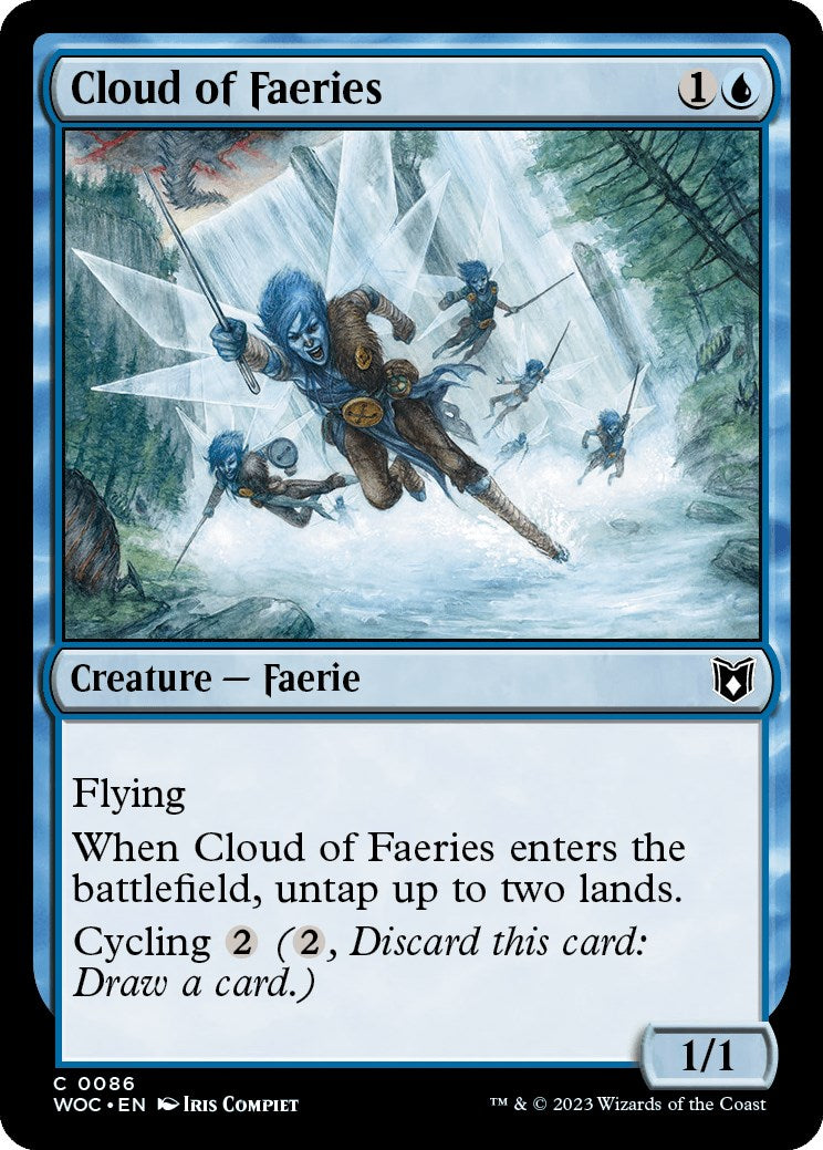 Cloud of Faeries [Wilds of Eldraine Commander] | Magic Magpie