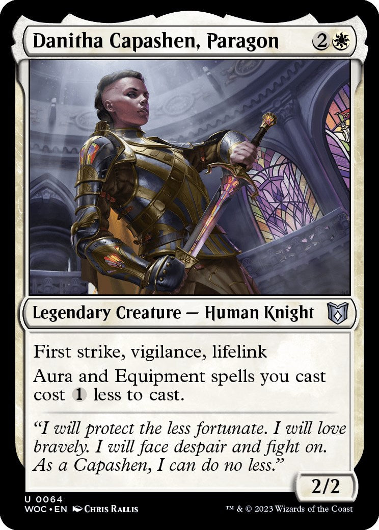 Danitha Capashen, Paragon [Wilds of Eldraine Commander] | Magic Magpie