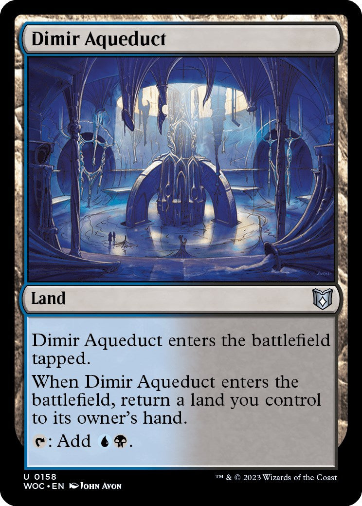 Dimir Aqueduct [Wilds of Eldraine Commander] | Magic Magpie