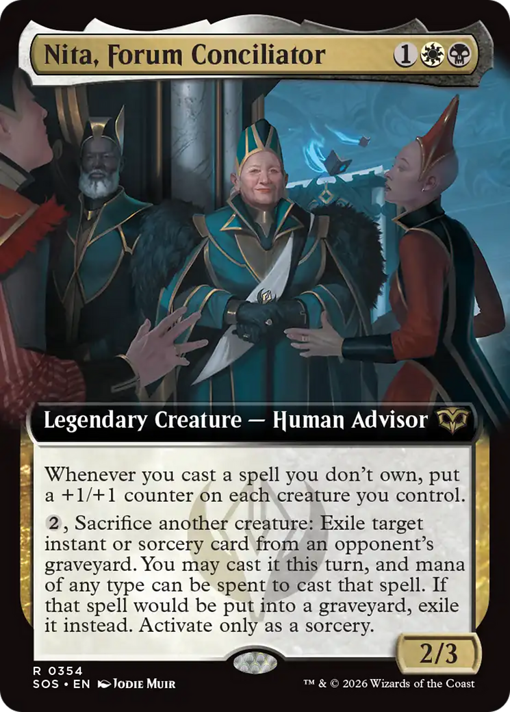 Nita, Forum Conciliator (Extended Art) [Secrets of Strixhaven] | Magic Magpie