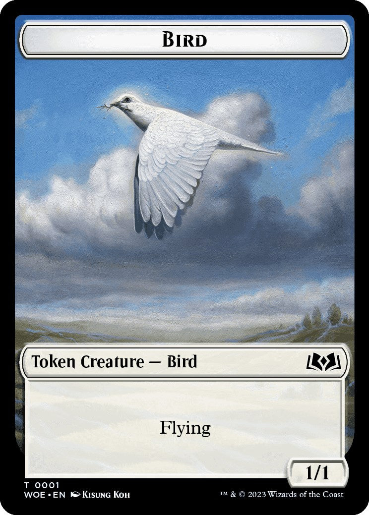 Bird Token [Wilds of Eldraine Tokens] | Magic Magpie