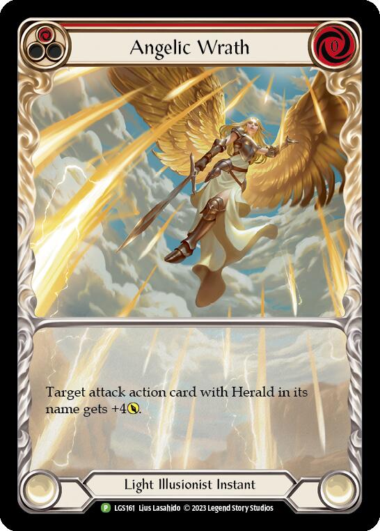 Angelic Wrath (Red) [LGS161] (Promo)  Rainbow Foil | Magic Magpie