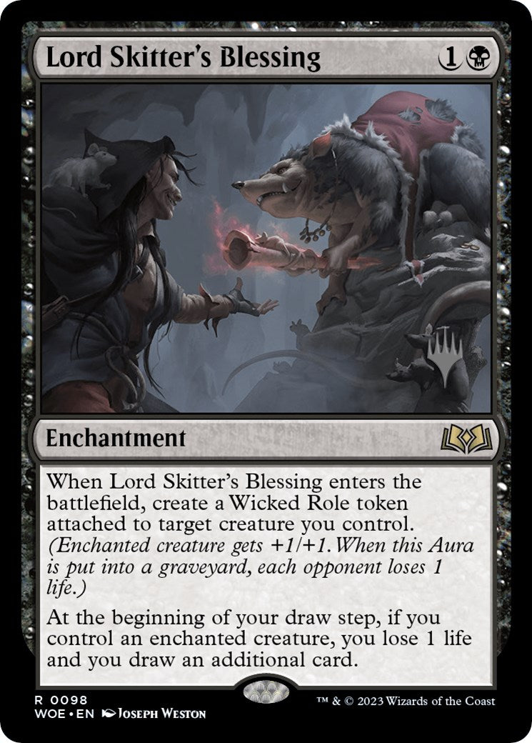 Lord Skitter's Blessing (Promo Pack) [Wilds of Eldraine Promos] | Magic Magpie